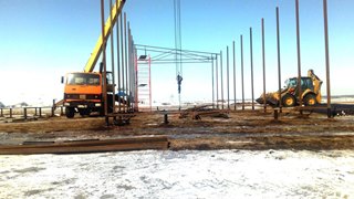 Аренда экскаватора погрузчика с ямобуром в Ступино цена от 1582 руб