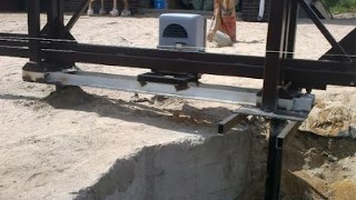 Купить сваи для ворот в Ступино. Заказать ворота на сваях под ключ от 22147 руб